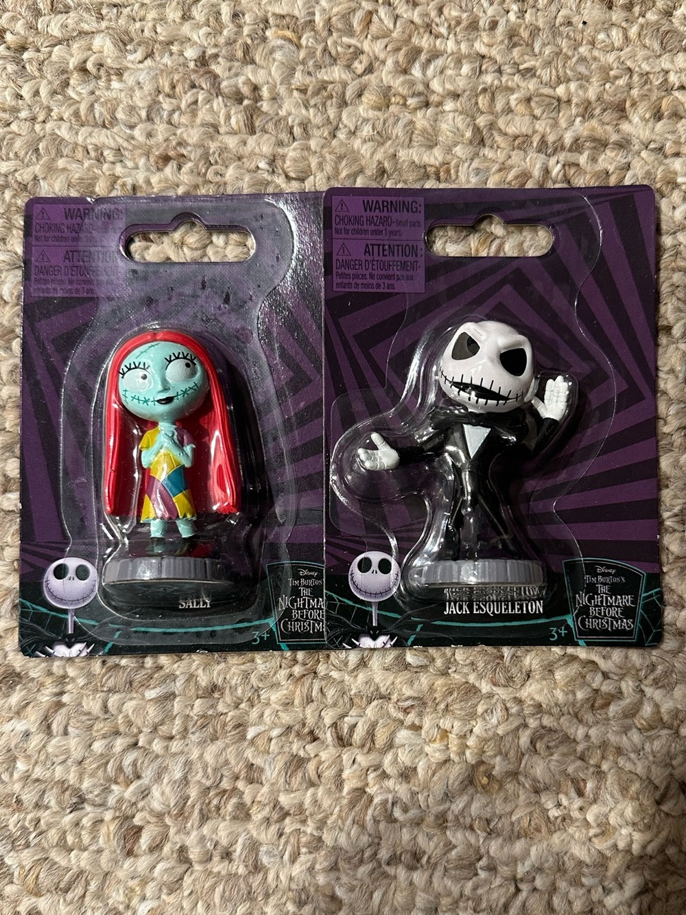 Disney The Nightmare Before Christmas Pair of Figures- Jack and Sally